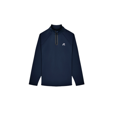 Malbon Performance Raglan Quarter Zip - Navy
