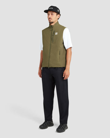 Manors Insulated Course Gilet 2.0 - Dark Olive