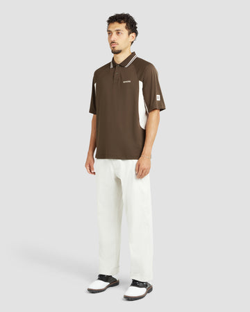Manors Golf Arc Polo - Hickory Brown