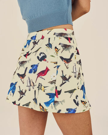Malbon Golf Birds of Georgia Ella Skirt - Bird Print