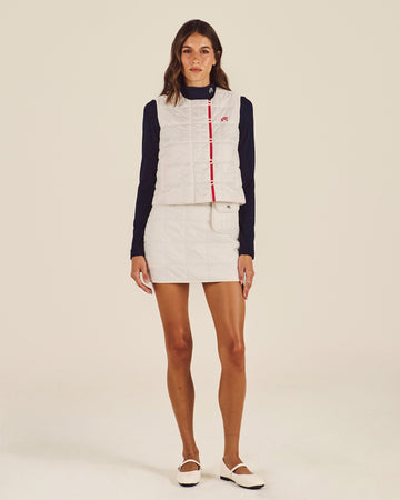 Malbon Maya Quilted Vest - Sugar Swizzle 1