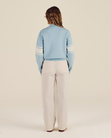 Malbon Alps Sweater - Light Blue 4