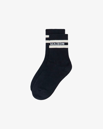 Malbon Nadine Athletic Socks - Black