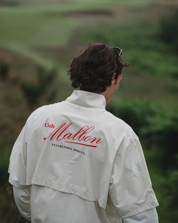 Malbon Golf Members Windshirt - Canvas – Bisque Golf