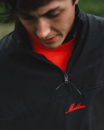 Malbon Golf Members Windshirt - Black