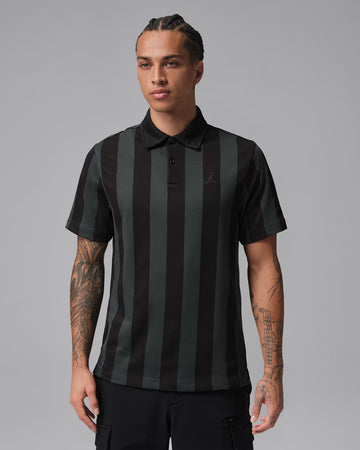 Jordan Sport Men's Dri-FIT Printed Golf Polo - Black/Grey