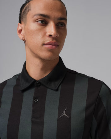 Jordan Sport Men's Dri-FIT Printed Golf Polo - Black/Grey
