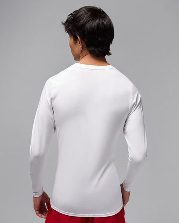 Jordan Sport Men's Dri-FIT Long-Sleeve Base Layer Top - White