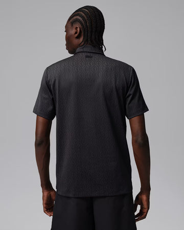 Jordan Sport Men's Golf Jacquard Polo - Black