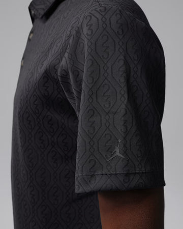 Jordan Sport Men's Golf Jacquard Polo - Black