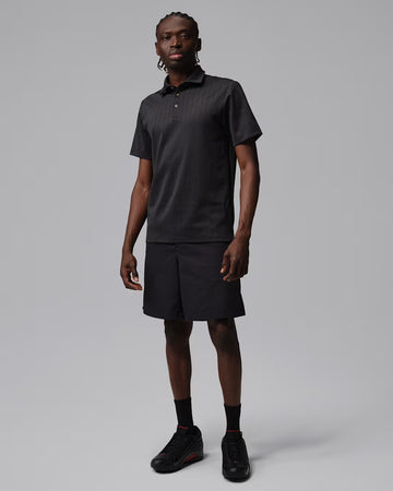 Jordan Sport Men's Golf Jacquard Polo - Black