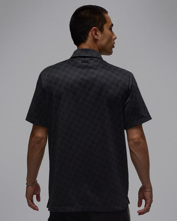Jordan Sport Men's Printed Golf Polo - Black