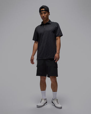 Jordan Sport Men's Printed Golf Polo - Black