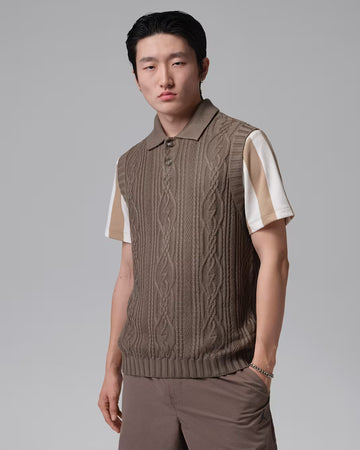 Jordan Sport Men's Golf Sweater Vest - Grey