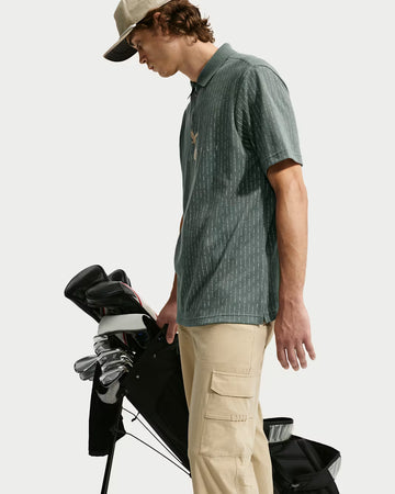 Nike Fairway Fresh Men's Dri-FIT Loose Golf Polo - Camo Green/Jade Horizon/Limestone