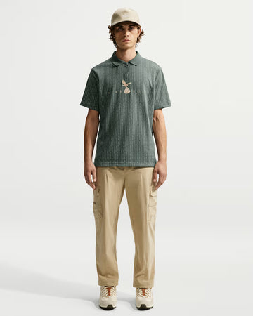 Nike Fairway Fresh Men's Dri-FIT Loose Golf Polo - Camo Green/Jade Horizon/Limestone