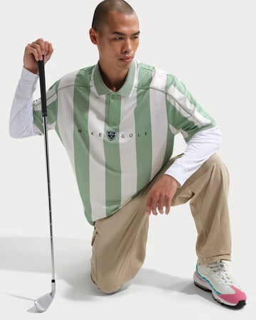 Nike Fairway Fresh Men's Dri-FIT Loose Short-Sleeve Golf Polo - Steam/Steam