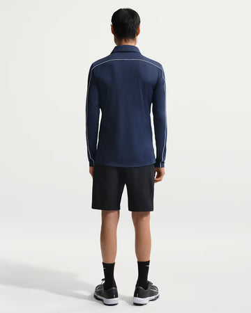 Nike Par Men's Dri-FIT Long-Sleeve Golf Polo - Navy