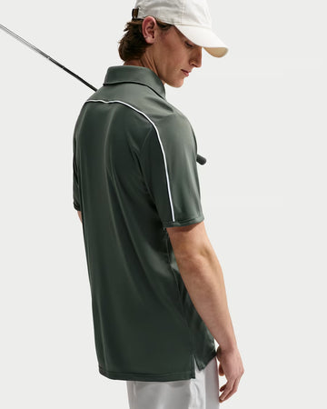 Nike Par Men's Dri-FIT Golf Polo - Camo Green/White