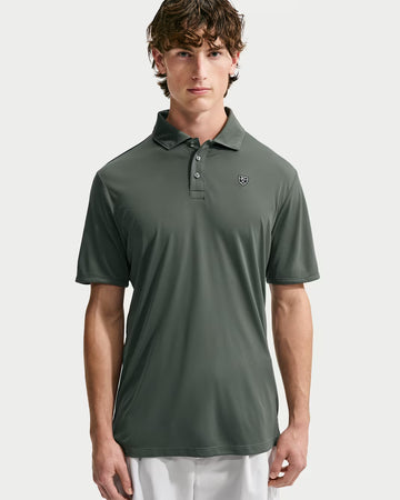 Nike Par Men's Dri-FIT Golf Polo - Camo Green/White