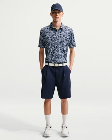 Nike Par Men's Dri-FIT Tartan Camo Print Golf Polo - Diffused Blue