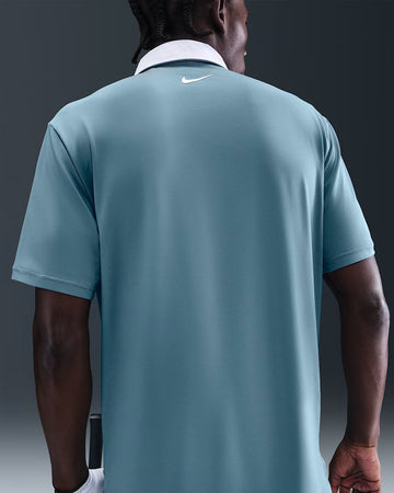 Nike Dri-FIT Tour Contrast Polo - Smokey Blue