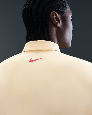 Nike Tour Men's Dri-FIT Solid Golf Polo - Muslin/Bright Crimson