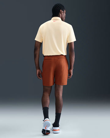 Nike Tour Men's Dri-FIT Solid Golf Polo - Muslin/Bright Crimson