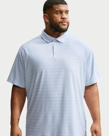 Nike Tailored Performance Men's Dri-FIT Golf Polo - Hydrogen Blue/Football Grey/Hydrogen Blue