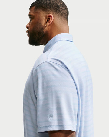 Nike Tailored Performance Men's Dri-FIT Golf Polo - Hydrogen Blue/Football Grey/Hydrogen Blue