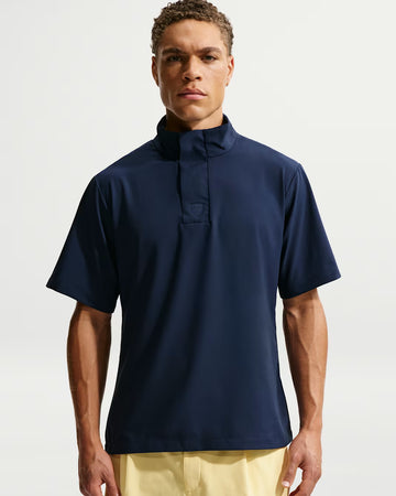 Nike Men's Dri-FIT Loose Short-Sleeve Golf Windshirt - Navy