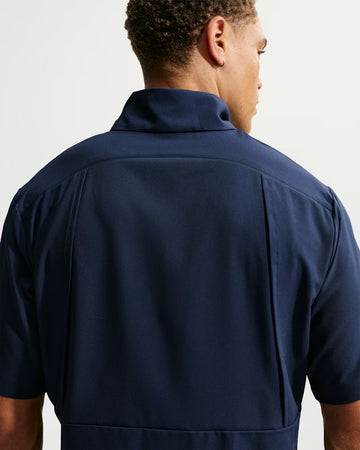 Nike Men's Dri-FIT Loose Short-Sleeve Golf Windshirt - Navy