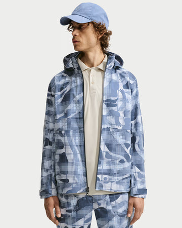 Nike Storm-FIT ADV Men's Tartan Camo Loose Golf Jacket - College Navy