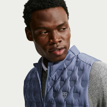 Nike Therma-FIT ADV Repel Golf Vest - Diffused Blue/White