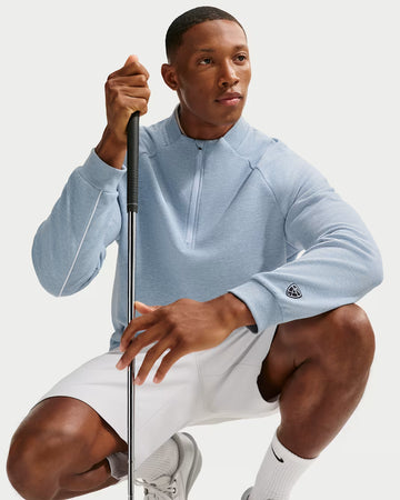 Nike Men's Therma-FIT 1/2-Zip Golf Top - Light Blue