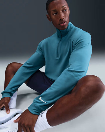 Nike Tour Men's 1/2-Zip Golf Top - Smokey Blue