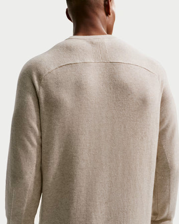 Nike Tailored Performance Men's Crew-Neck - Limestone/Sail