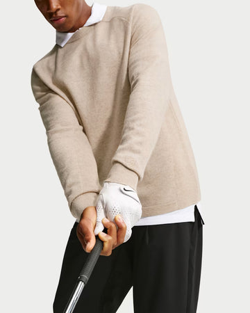 Nike Tailored Performance Men's Crew-Neck - Limestone/Sail