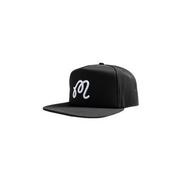 Malbon Golf Snapback Hat Black