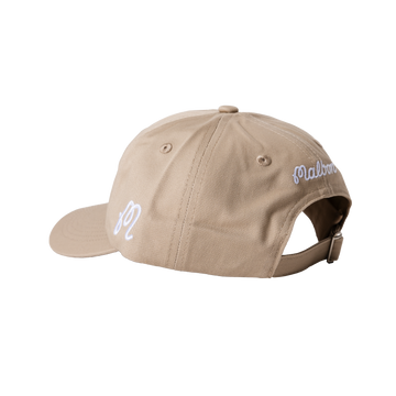 Malbon Evergreen Washed Cotton Twill Hat - Beige