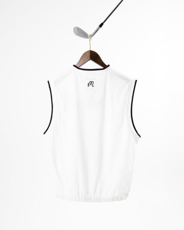 Malbon Evergreen Vest - White