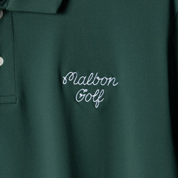 Malbon Golf Evergreen Performance Pique Polo - Green