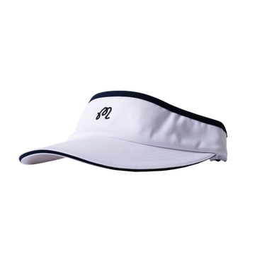 Malbon Evergreen Visor - White