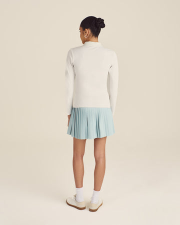 Malbon Venus Long Sleeve Polo - White