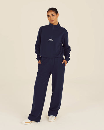 Malbon Golf Womens Cleo Sweatshirt - Navy