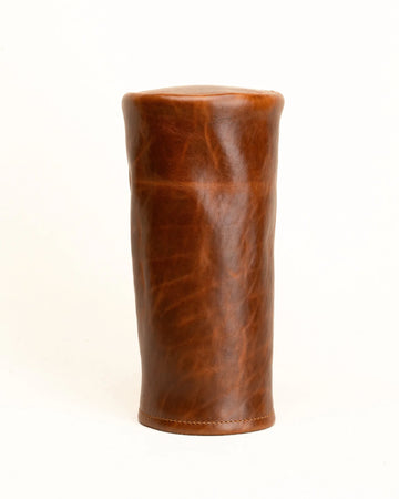 Golden Soul Golf - Woodford Barrel Head Cover Leather - Brown