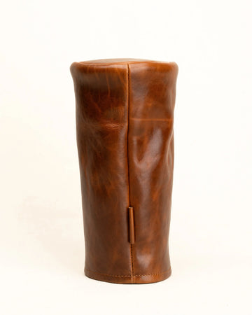 Golden Soul Golf - Woodford Barrel Head Cover Leather - Brown