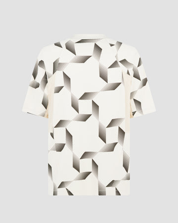 Reebok x Manors Mock Neck Polo - Pebble AOP