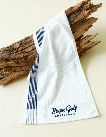 Bisque Tour Towel - White/Navy