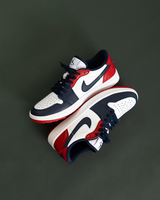 Nike Air Jordan 1 Low Golf White / Red / Blue